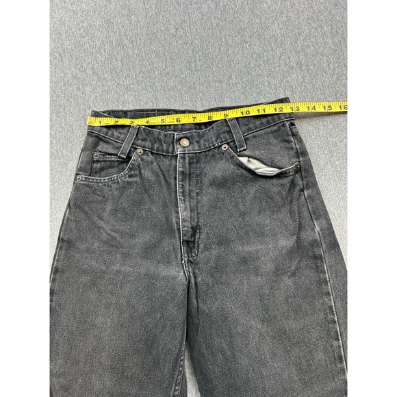 Vintage Levi's 550 Orange Tab Relaxed Fit Regular Jeans Women's 25x28‎ Black - Picture 6 of 12